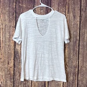 Women's White Lucky Brand Shirt Size S